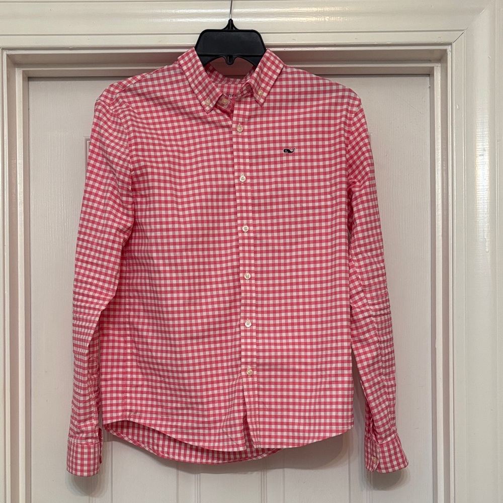 Boy’s Pink Gingham Shirt